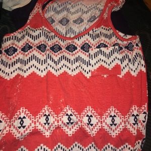 patterned tank top